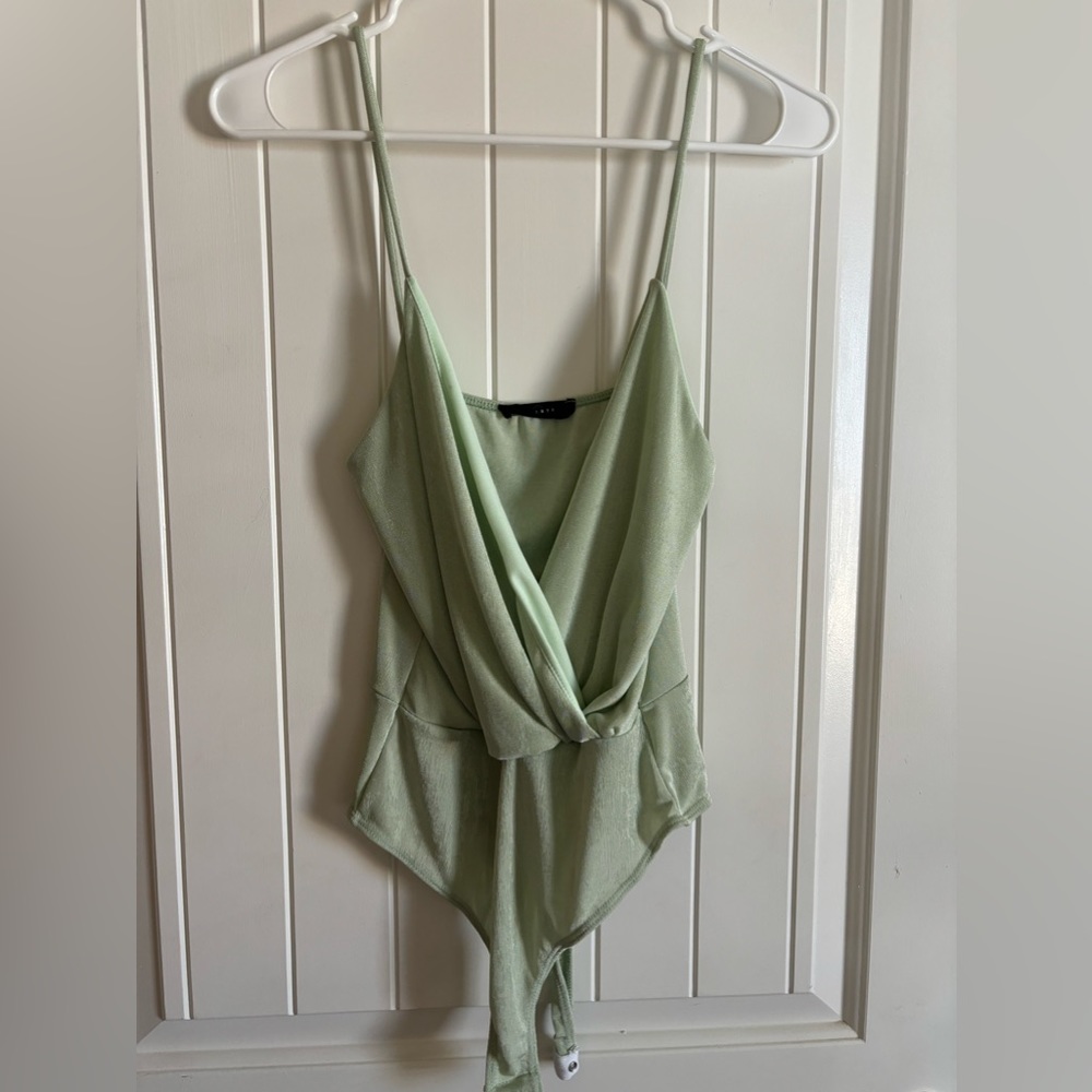 sexy lime green bodysuit